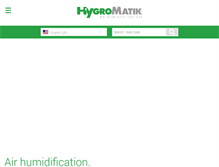Tablet Screenshot of hygromatik.com
